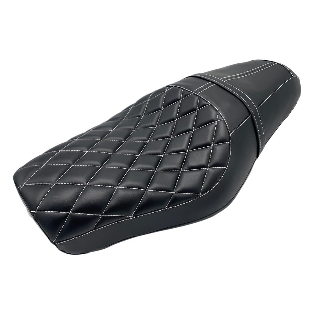 Asiento doble de cuero sintético resistente para Roadster y Iron 6