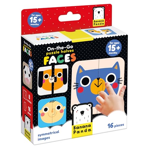 On-The-Go Puzzle Halves Faces 15m+ Toddler Puzzles