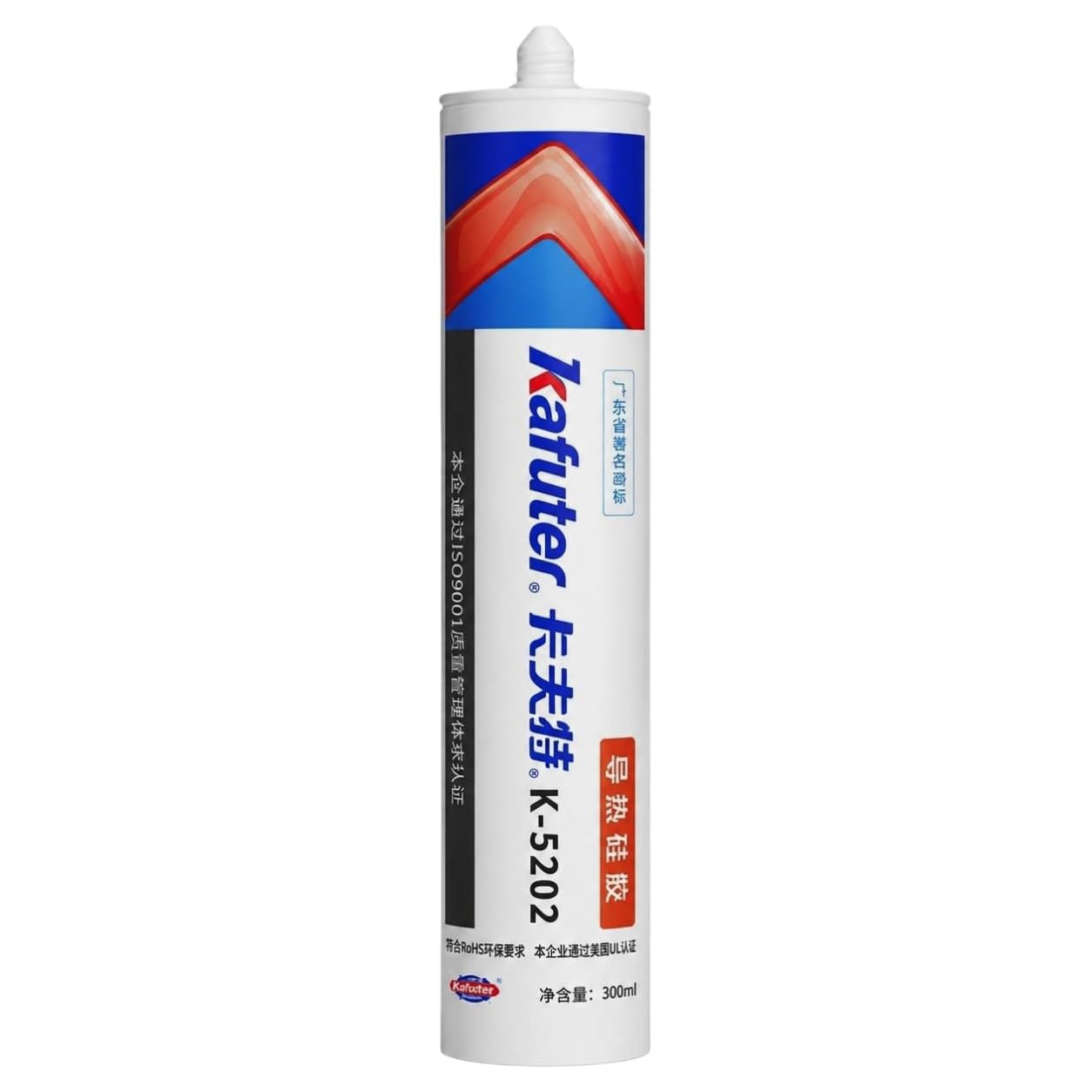 VIDOO Kafuter K-5202 300 ml Osłona Termiczna Odporna na Warunki Atmosferyczne, Osłona Termiczna, Szara Płynna Uszczelka do Zewnętrznych Układów o Dużej Mocy