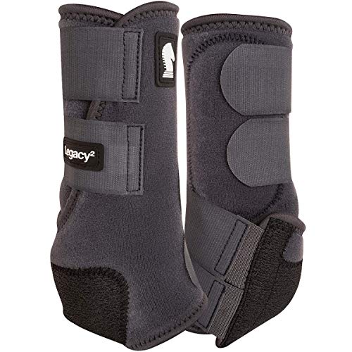 Image of Equibrand Legacy2s Front Large Charcoal