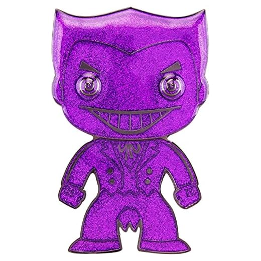 Funko Pop! Pin's Géant avec Stand 10 cm DC Comics Joker Chase