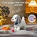 OR OR TU Walking Barking Toy Dog with Remote Control Leash, Plush Puppy Electronic Interactive Toys for Kids, Shake Tail,Pretend Dress Up Realistic Stuffed Animal Dog Age 3 4 5 6+ Years Old Best Gift