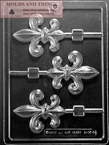 Fleur-de-lis Lolly Chocolate Candy Mold Fleur D Lis Chocolate Candy Mold