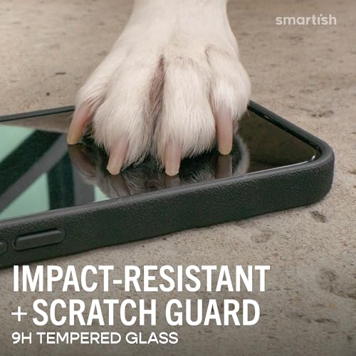 Image of Smartish iPhone Air Screen Protector - 2-Pack Tempered Glass Screen Protectors + Camera Lens Covers - Tuff Sheet - 9H Easy Install Frame [Scratch Resistant] Case-Friendly for Apple iPhone Air