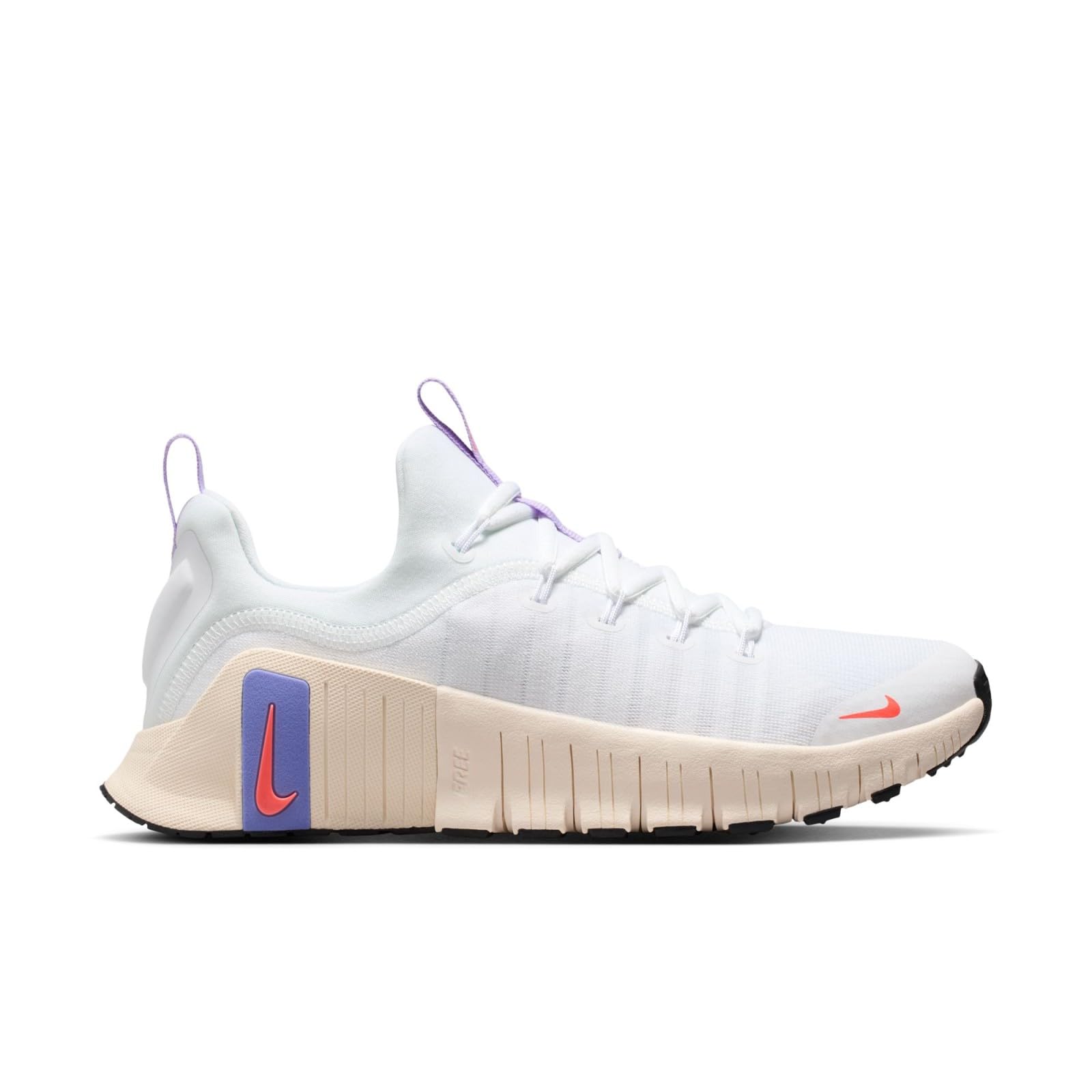 Nike Free Metcon 6 Scarpe da allenamento da donna (bianco/viola nebbia/gesso/lava calda)