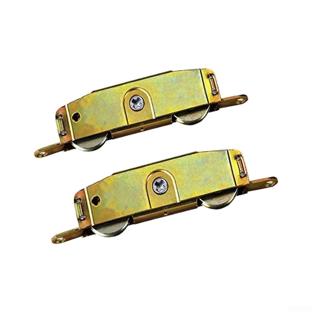 Rodillos Puerta Corredera para acero 2Uds para soporte 120kg(Stainless Steel)