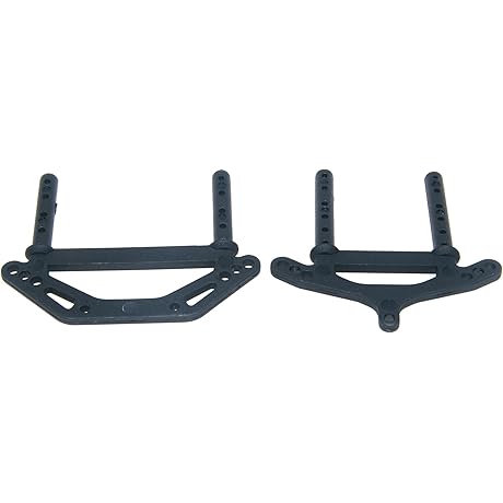 Laegendary Thunder RC Car Body Post Plastic Mount Holder Upgrade Replacement 2Pcs(Black)