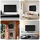 Outdoor TV Abdeckung, 46-48 Zoll Fernseher Hülle Bildschirmschut, TV-Abdeckung für den Außenbereich, TV Staubschutz 210 Oxford PVC Beschichtung Heavy Duty, Wetterfest Universal Displayschutzfolie