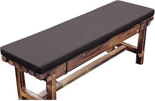 Miniatura 2 de BOMATY Cojín de asiento de espuma resistente al agua, almohadilla larga para silla de columpio, cojín de asiento de ventana de bahía para