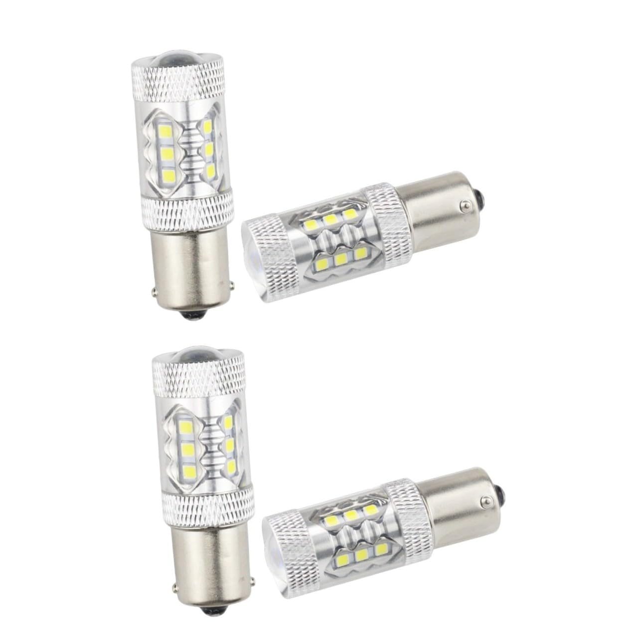SUPVOX 8piezas Bombillas Led Bas Luz De Freno y Señal Luz Diurna Para Automóvil Fácil Instalación Alta Eficiencia Energética