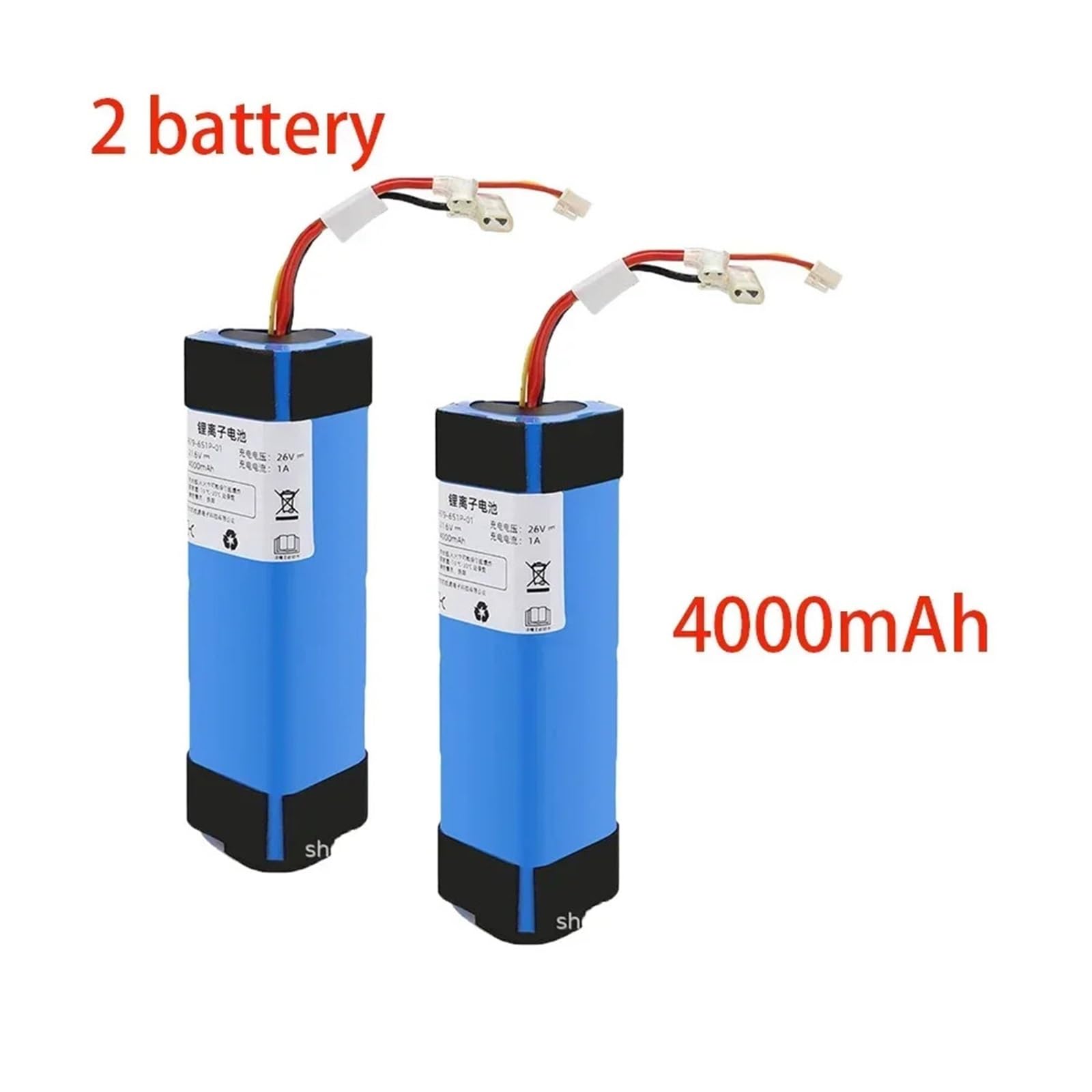 Batería De 4000 MAh, Compatible Con Tineco, FLOOR ONE 1.0 FW25M-01 FW25W-01 FW09010ECN HF10E-01 HF20E-01 S3-01.(2pcs)