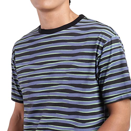 Image of Levi's Men's Cotton Relaxed Fit Striped T-Shirt