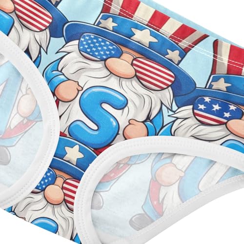 Cute Gnomes American Light Blue Girls Underwear Toddlers 2t Cotton Panties for Girl Pattern Kids Undies Briefs4