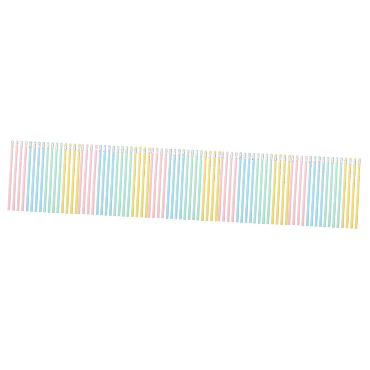 5 Sets Radierbare Holzstifte 2b mit Weichem Radiergummi Dreieckiger Schaft Ergonomisch Klein und Leicht für Schüler Künstler Langes Schreiben