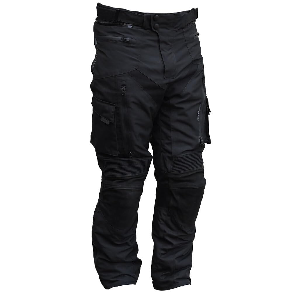 TransAlpin HighPro 2in1 (1. Edition Sale) - Motorradhose Herren mit Protektoren (herausnehmbar) - CE - Reissa Membran - All Season Motorrad Hose Herren - Stylish & Sicher