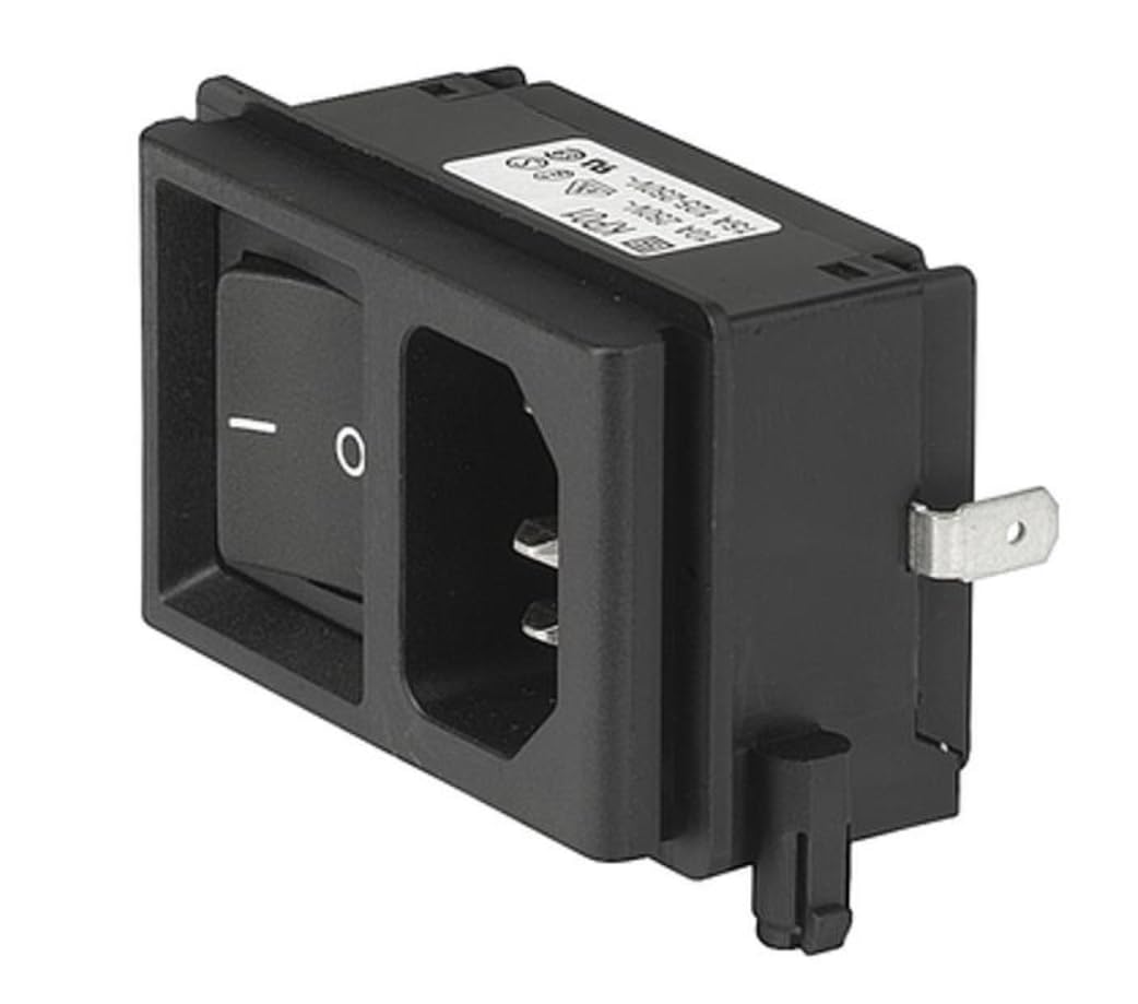 KP01.1112.11, AC Power Entry Modules SNAP-N PCB 2-Pole