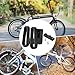 Aosekaa Bike Front Carrier Block Adapter, Folding Bike Bag Rack Installation Outdoor Front Carrier Mount Cycling Accessories, Black