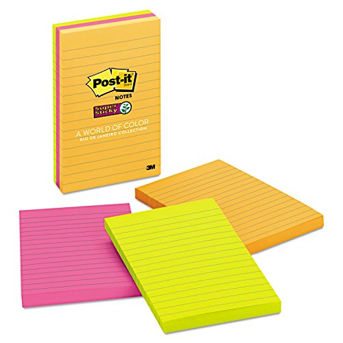 Post-it Super Sticky Notes Mmm6603ssuc bloc note repositionnable super collant