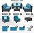 TINKLE WELL 7-Piece Modular Outdoor Sectional Patio Furniture Set – PE Rattan Wicker Conversation Set with Cushions for Balcony, Lawn, and Garden