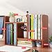 S-TROUBLE Erweiterbares Holz Schreibtisch Bücherregal Arc Edge Tischorganisator Holz Schreibtisch Display Regal Zusammengebautes Bücherregal Verstellbares Display