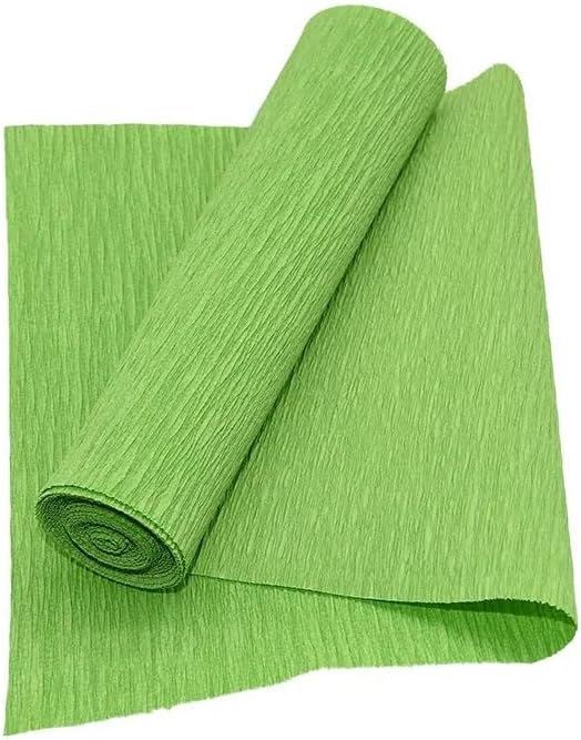 Crepe Paper Roll, Pack of 10 Multicolor Crepe Paper Rolls 250x25cm for Origami DIY Craft and Gift Wrapping(Peach)