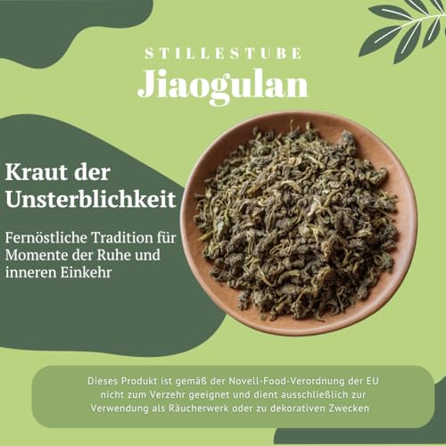 Foto von JIAOGULAN Unsterblichkeits-Kraut 200g • Ohne Stängel • Naturbelassen & Unbehandelt | Premium-Qualität (200g)