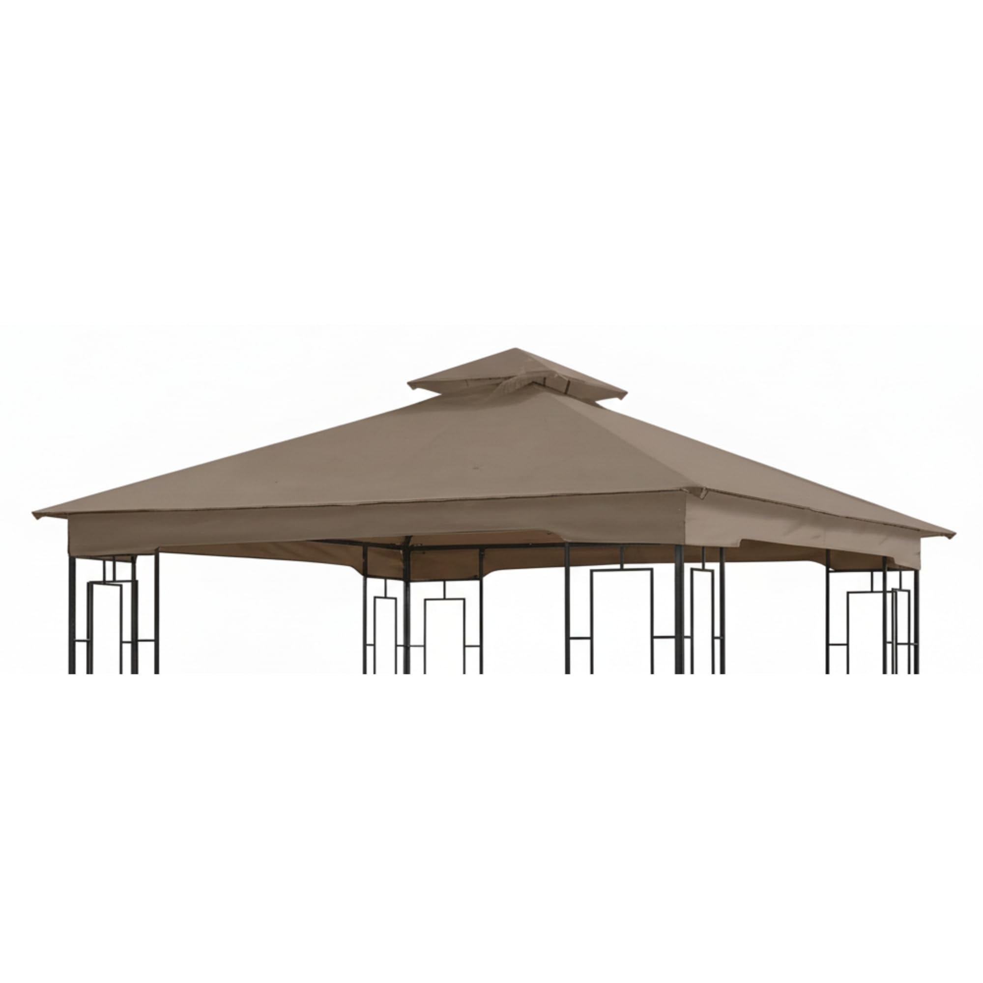 Garden Winds Replacement Canopy for Garden Treasures Geo 10ft Gazebo - Riplock 350 - Nutmeg-picture-23