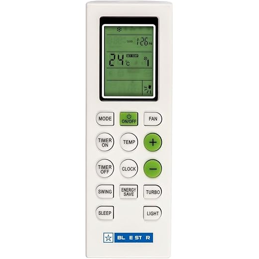 VNQ AC Remote Compatible for Blue Star AC Remote Inverter/Sp