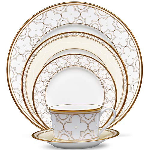 Noritake Trefolio Gold 5-Piece Place Setting, Service for 1