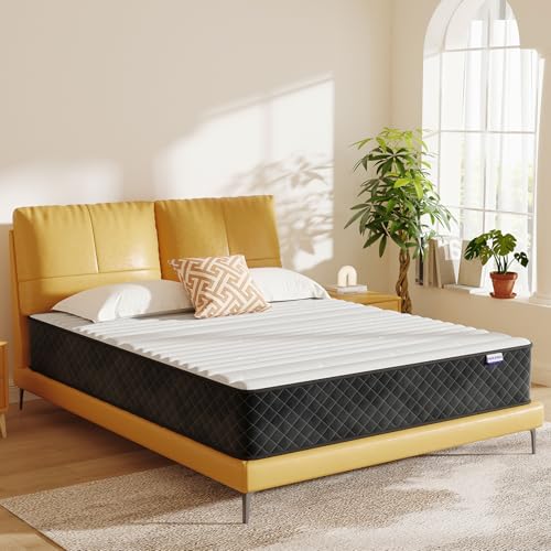 MOLPHIT Materasso Singolo 90x190 Altezza 25cm, Certificazione OEKO-TEX Materasso Singolo a Molle e Schiuma, Materassi Memory, Materassi Ergonomico Sostenuto,Confortevole e Elevata Traspirabilità