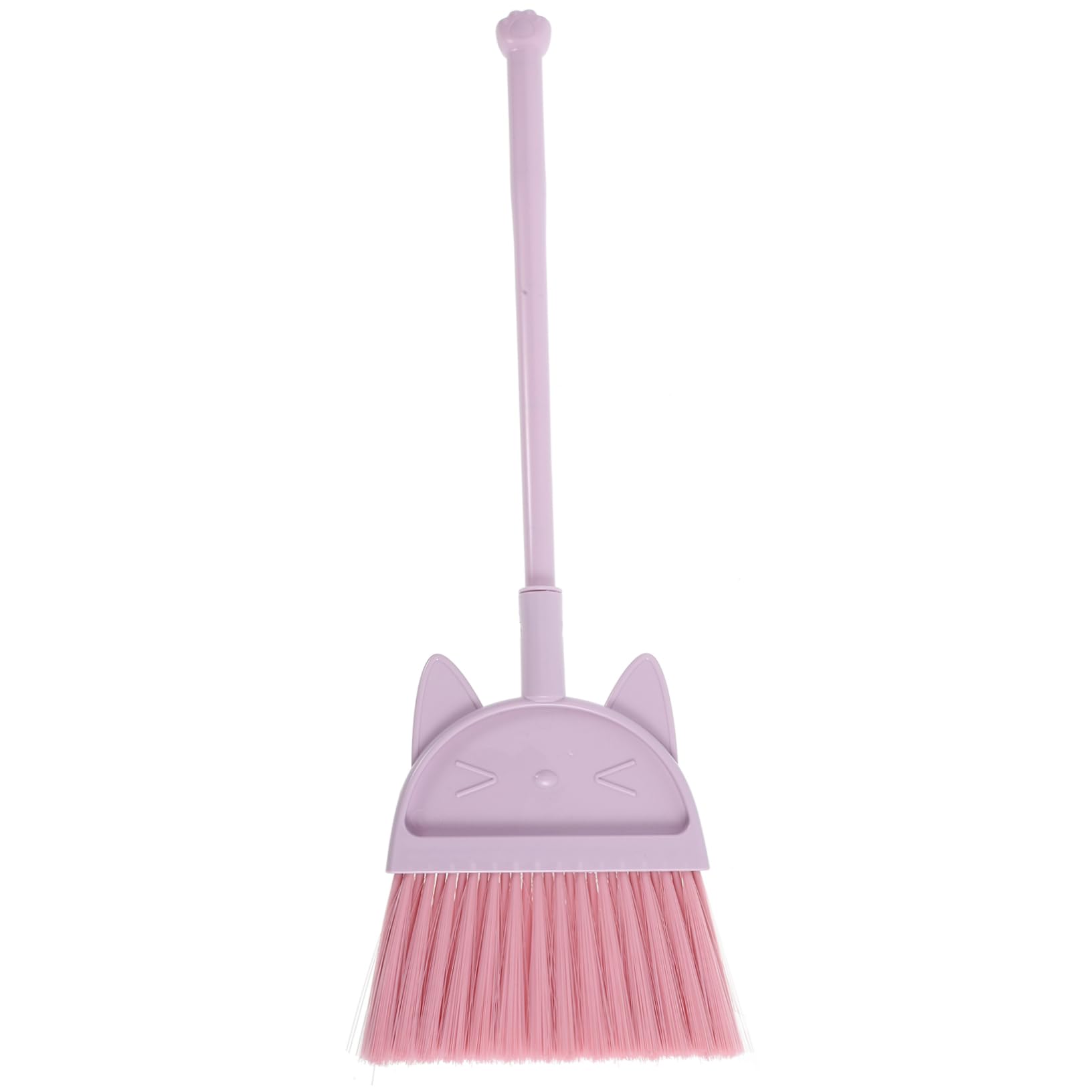 BESTYASH Cute Cat Broom Mini Long Handle for Play and Parent Activities Promotes Housekeeping Skills and Fun Engagement