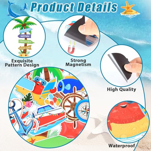 22 imanes decorativos personalizados de crucero para puertas miniatura 3