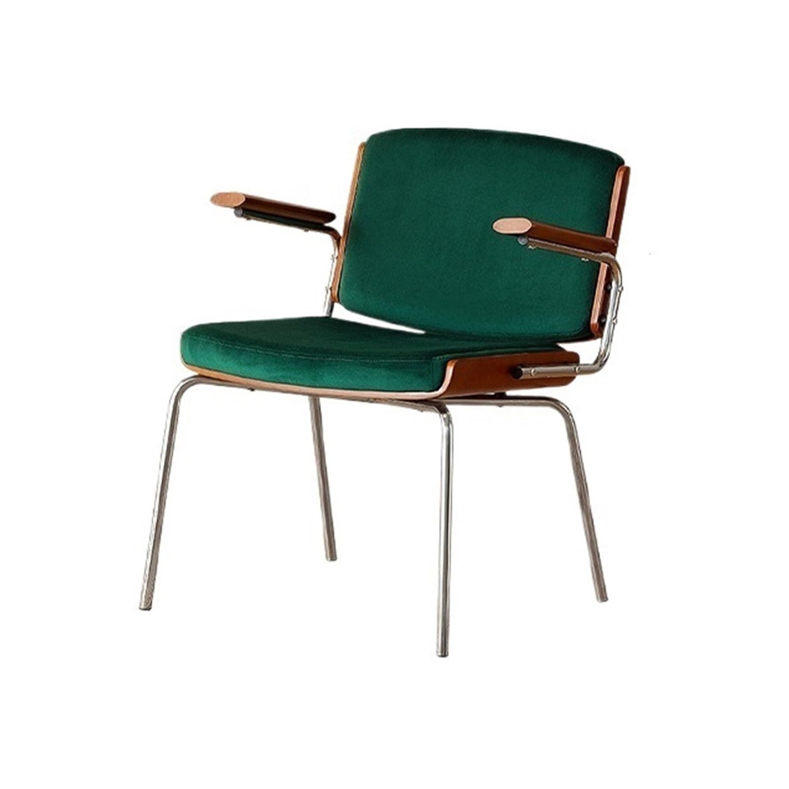 Chaises de salle à manger milieu siècle vert foncé salon et cuisine