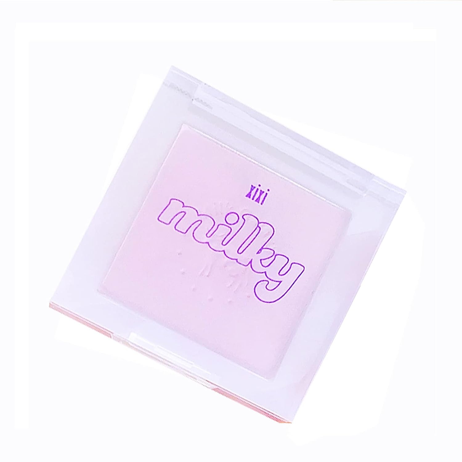 Blush Palette, Milk Galaxy Soft Mist Blush Monochrome Blush Palette Matte Vitality Nude Makeup Rouge Repair Blush Portable Daily Light Makeup Pink Tender Girl Beautiful Woman (Taro paste)