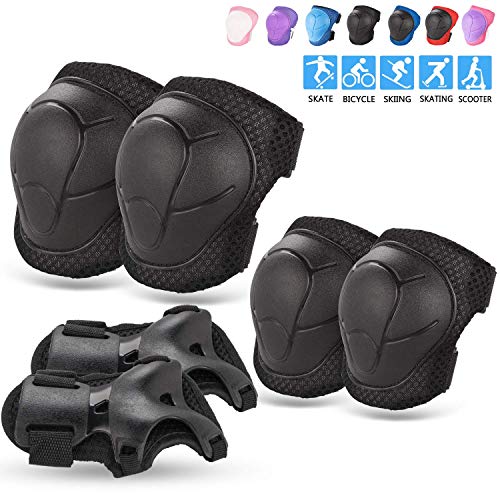 BOSONER Kids/Youth Knee Pad Elbow Pads Guards Protective Gear Set for Roller Skates