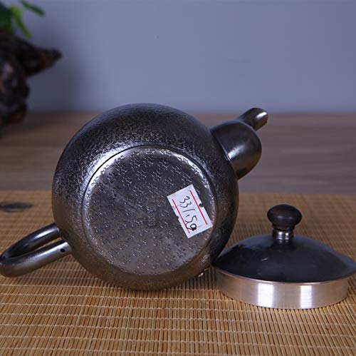 No-Branded Teiera d'Argento hkrstssxj Sterling Silver Teapart Teakettle Vecchia Cerimonia Acqua Pot Pot Bollitore Pure… - immagine 5