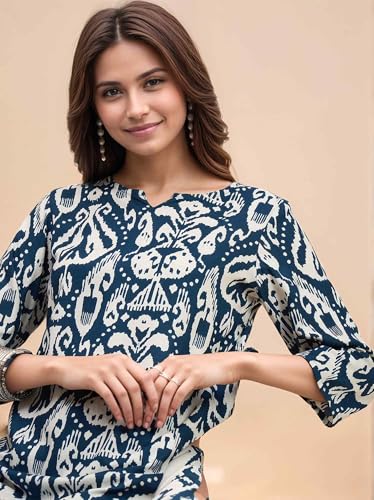 Image of RICHIK Women's Co-ord Set|Kurta Set for Women|Printed Kurta with Pant|Co-ord Set
