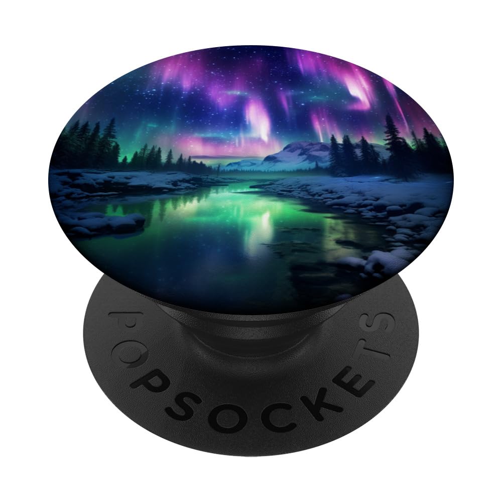 Northern Lights Aurora Borealis PopSockets Standard PopGrip