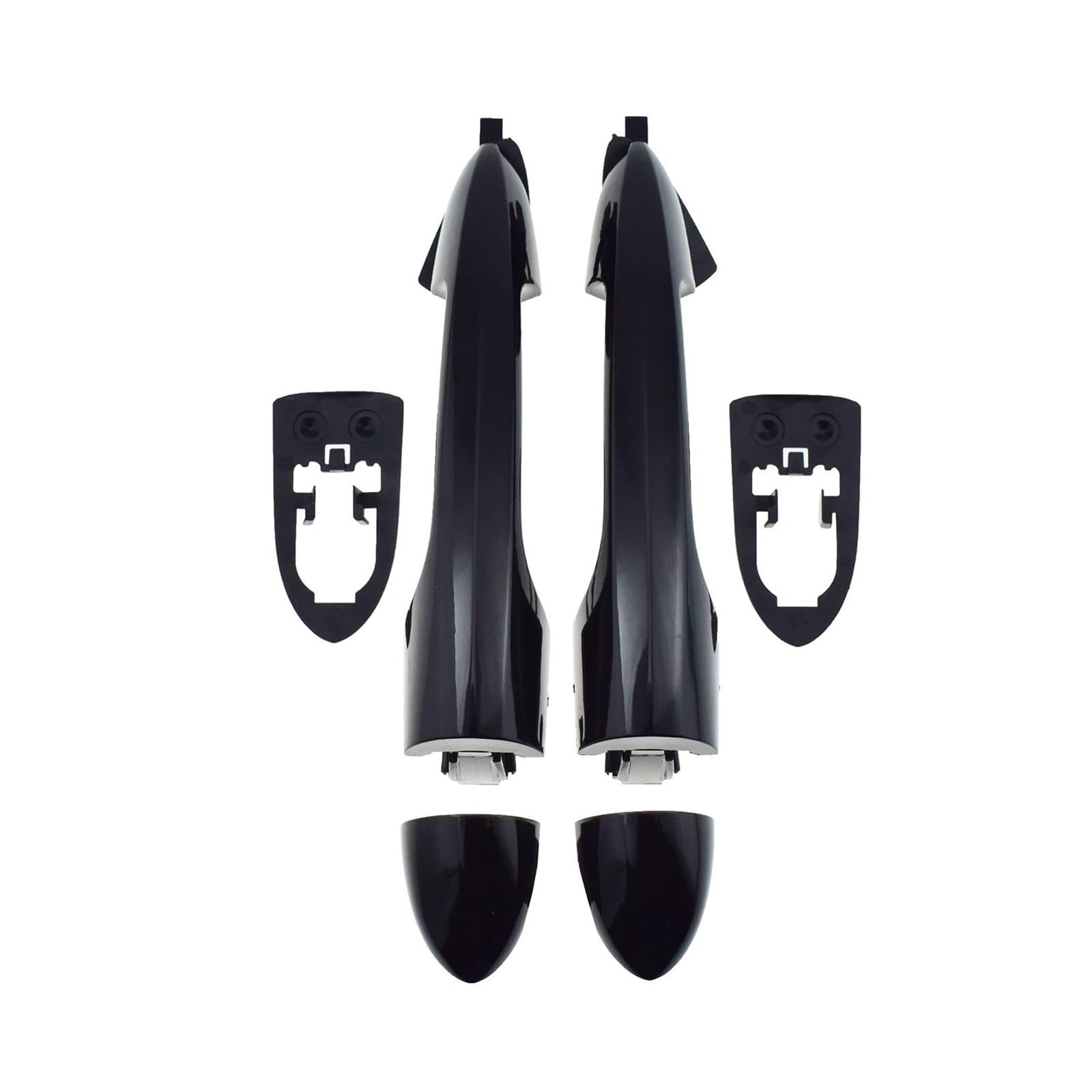 EVEKHAHHRB Exterior Door Handle 1PCS for Alfa for Romeo 147 for Giulietta for Mito Front Rear Left Rear Exterior Door Handles Outer Door Handle(2PC Rear Left Right)