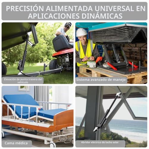 Actuador Lineal 12V Impermeable IP54 de 2000N para equipos médicos y mesas 3