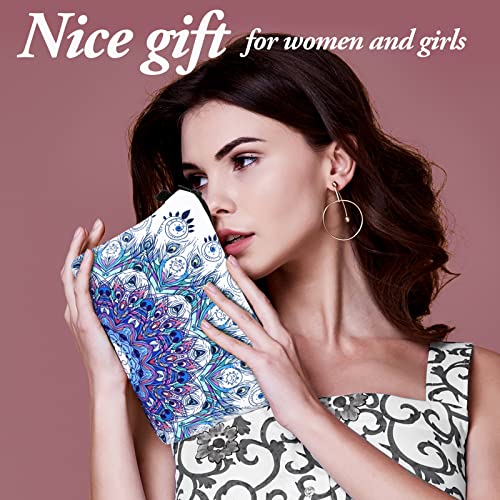 Kajaia 30 Pcs Makeup Bags Bulk Cosmetic Bag Graduation Gifts Mandala Flower Pouches Portable Zipper Makeup Pouch Waterproof Travel Toiletry Bag for Women Teacher Birthday Thanksgiving Christmas Gifts4