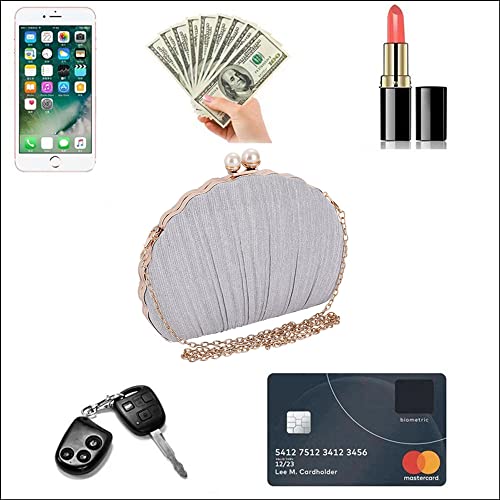 Image of Women Seashell Evening Bag Purse Mermaid Chain Strap Clutch Handbag Shoulder Bag | Seashell