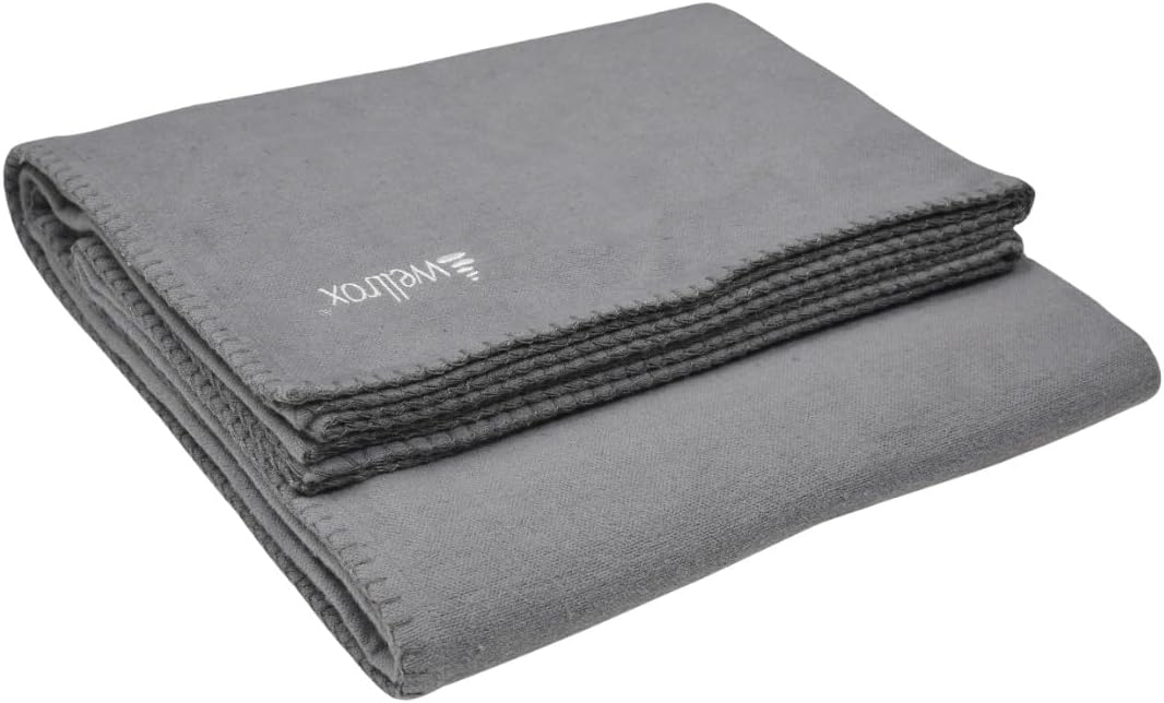 Wellrox Yoga Blanket 100% Indian Cotton - Yoga Blanket for Restorative Yoga Perfect, Relaxing, Renewing, Yoga Blanket, Yoga Blankets Cotton, Meditation Blanket, Restorative Yoga Props