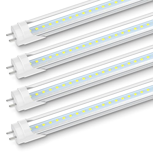 JESLED 2FT T8 LED Tube Light 5000K Daylight 4 Pack