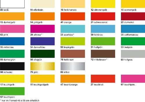 XXL - Plakatkarton 380G.68x96CM,10BG.H'CHAMO