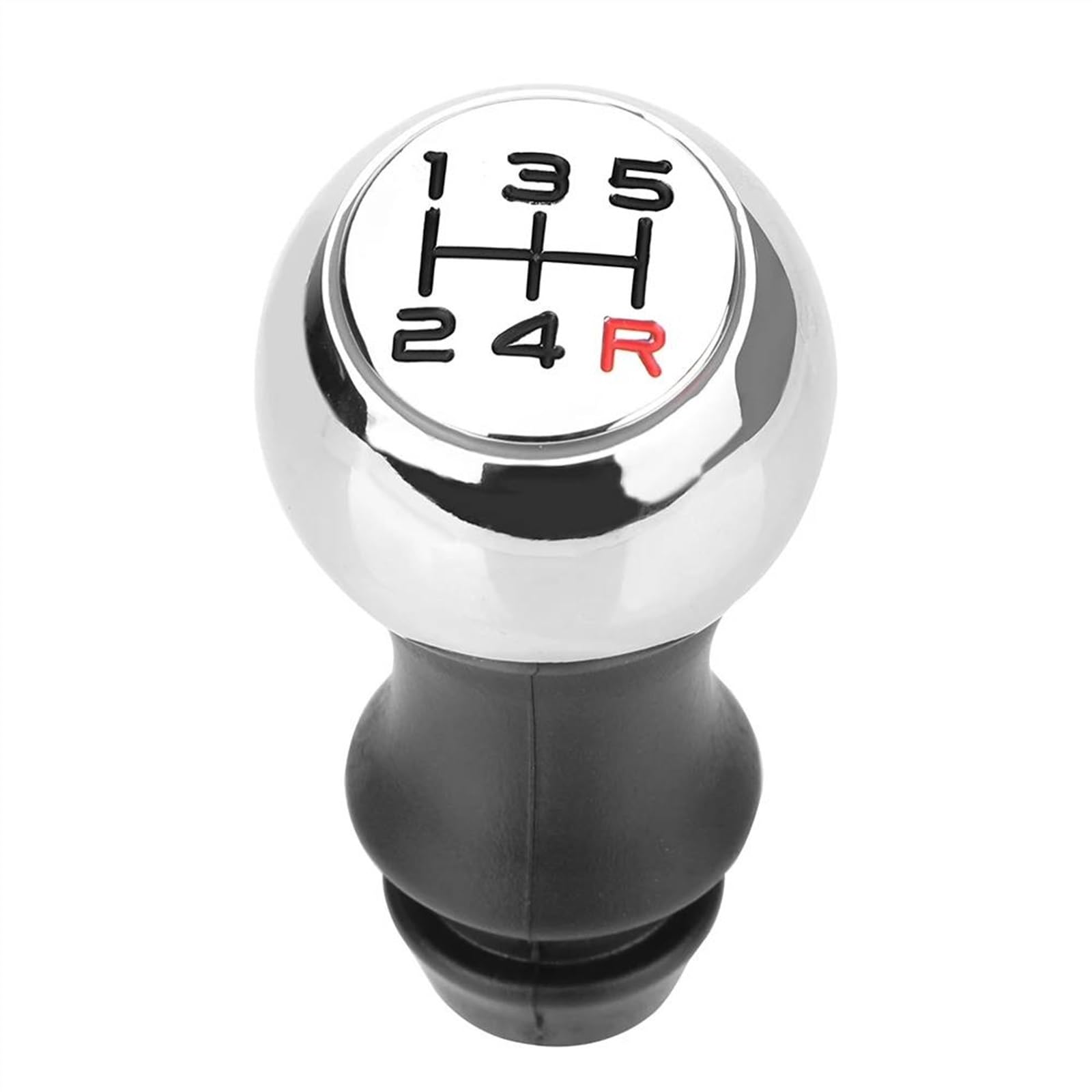 CAVINBDZ for Peugeot 106 1007 206 107 306 307 308 2008 301 3008 406 508 605 807 MT Car Gear Shift Knob Lever Shifter Handle Stick(Black Red)