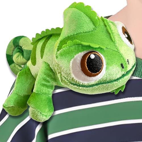 MXYZQDE Chamäleon Kuscheltier, farbenfrohes Plüschtier für Rapunzel...