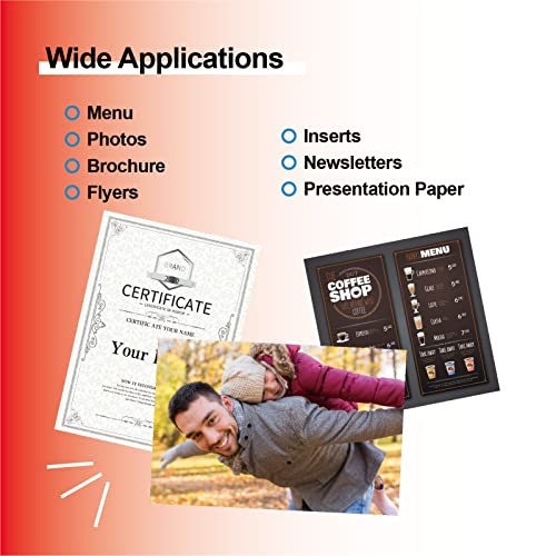 Hartwii 220 Pack Double Sided Photo Paper Glossy Inkjet 8.5X11 32Lb 120Gsm A4 Letter Size For All Dye Ink Printers #TOP6