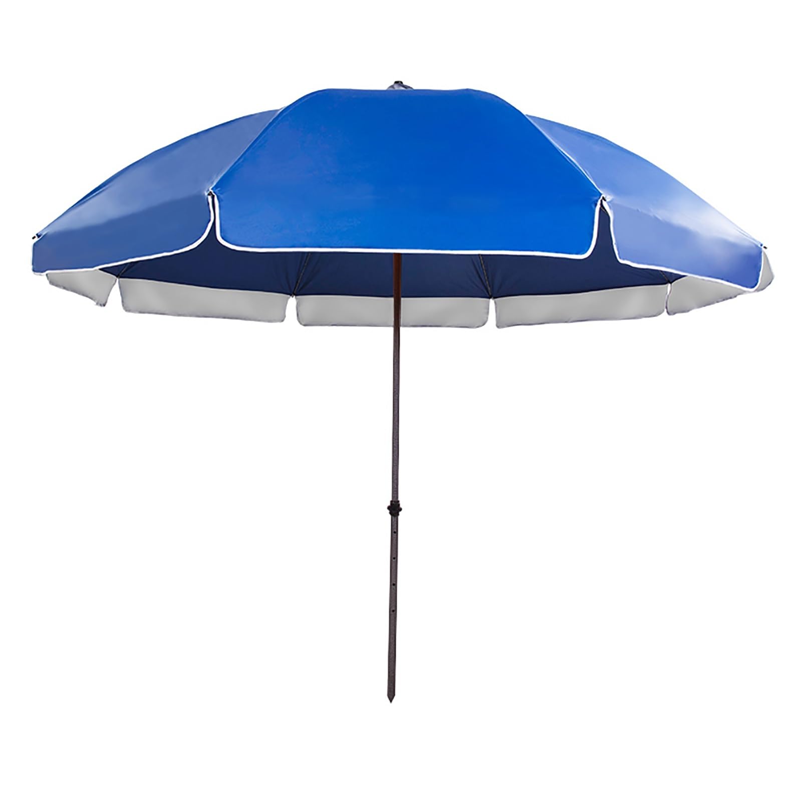 Sombrilla de jardín exterior 260 cm, altura ajustable, protección UV UPF50+, sombrilla de playa antiviento, sombrilla grande de 240cm
