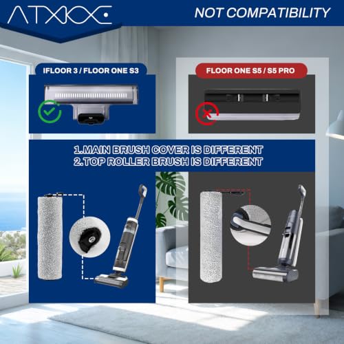 Image of ATXKXE iFloor 3 /Floor One S3 Roller Brush Replacement Fit for Tineco